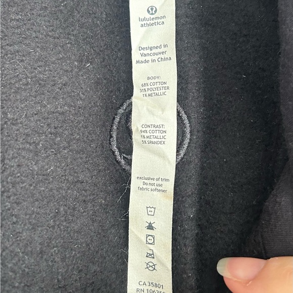 Lululemon Athletica Cuddle Up Sparkle Fleece Jacket Sweatshirt 8 - Picture 4 of 6
